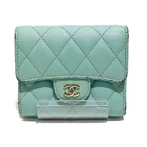 Chanel Matelasse Caviar Skin Trifold Wallet